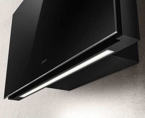 Eico Plat BL/F/80 emhætte til vægmontering - Sort Eico Plat BL/F/80 emhætte til vægmontering - Sort