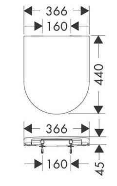 hansgrohe EluPura S toiletsæde m/SoftClose og QuickRelease hansgrohe EluPura S toiletsæde m/SoftClose og QuickRelease