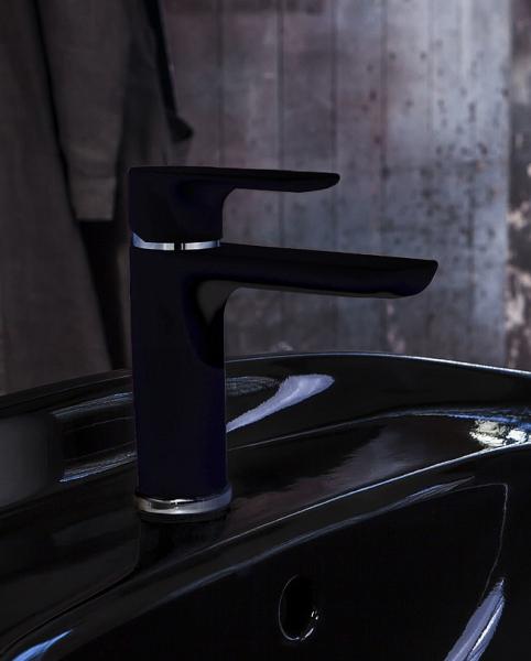 Gustavsberg Estetic 50 håndvask t/væg - Sort - 1 hanehul - Ceramic+ Gustavsberg Estetic 50 håndvask t/væg - Sort - 1 hanehul - Ceramic+