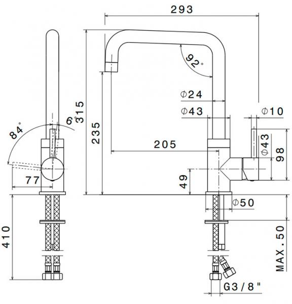 Cassøe Newform X-Trend køkkenarmatur - Mat sort Cassøe Newform X-Trend køkkenarmatur - Mat sort