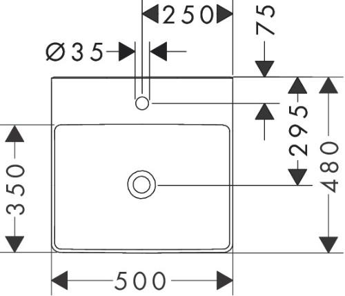 hansgrohe Xelu Q 50 kompakt h&aring;ndvask t/v&aelig;g - Uden overl&oslash;b - SmartClean