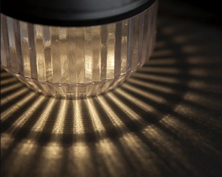 Lutec Solar Diva bordlampe m/solceller - S&aelig;t af 2 - Sort