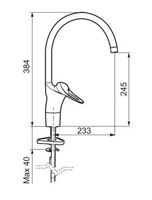 FM Mattsson 9000II køkkenarmatur FM Mattsson 9000II køkkenarmatur