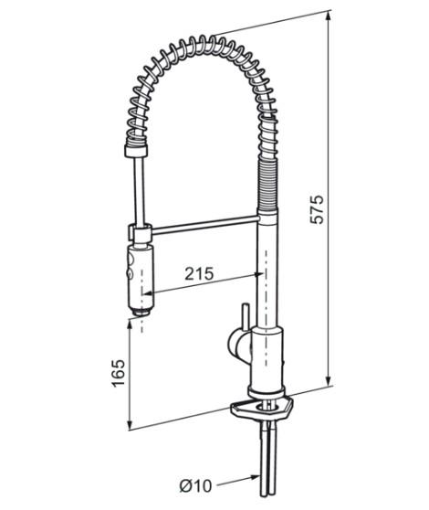 Mora Izzy Miniprofi stork&oslash;kkenarmatur