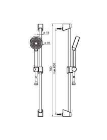 Oras Apollo 547 brusers&aelig;t - Forkromet