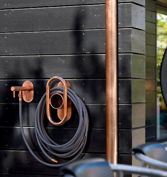 Frostline Duo wall frostfri udend&oslash;rshane 300-550 mm - Kobber