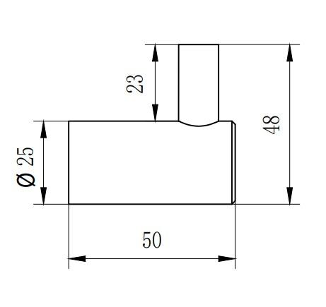 Lavabo Luna h&aring;ndkl&aelig;dekrog m/tap - 2 stk - Mat sort