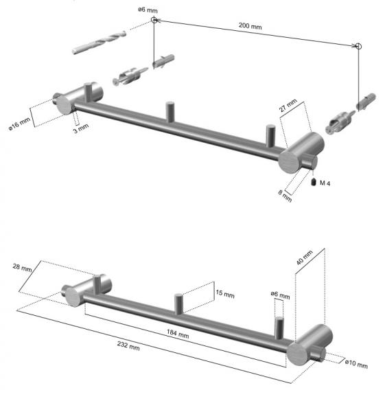 Cool Line knager&aelig;kke - Matb&oslash;rstet st&aring;l