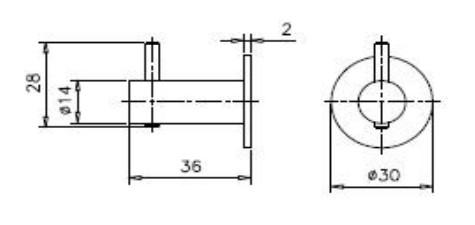 d line H&aring;ndkl&aelig;dekrog - B&oslash;rstet rustfrit st&aring;l