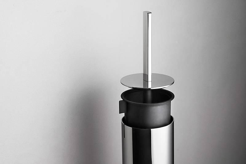 Unidrain ReFrame toiletb&oslash;rste til v&aelig;g - B&oslash;rstet st&aring;l