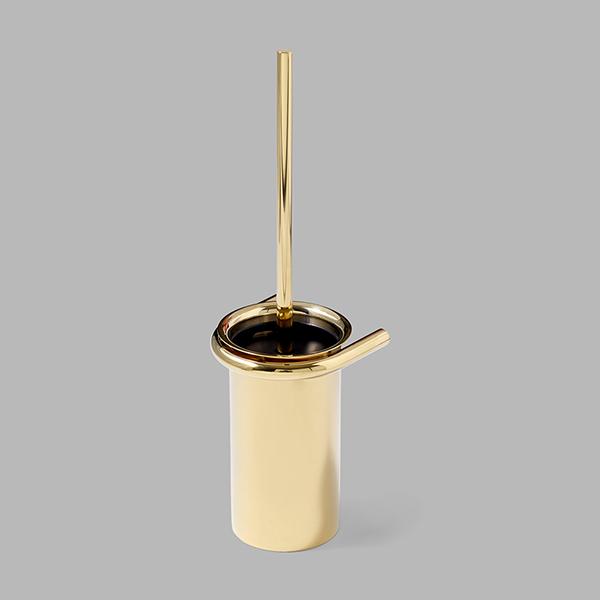 d line toiletb&oslash;rsteholder - B&oslash;rstet messing