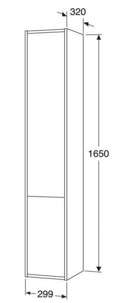 Gustavsberg Artic 30 højskab - Fersken Gustavsberg Artic 30 højskab - Fersken