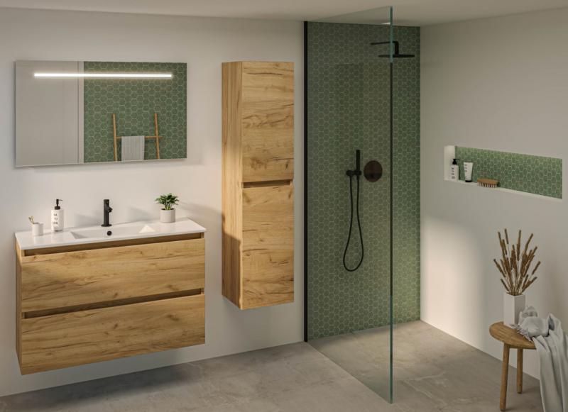 Sanibell Basicline h&oslash;jskab - Whiskey eg