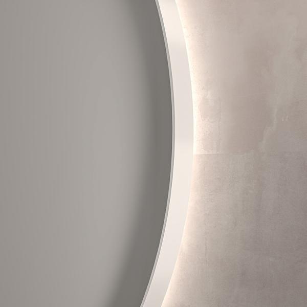 Sanibell Ink SP17 rundt spejl m/backlight, varme og sensor &Oslash;120 - Mat hvid