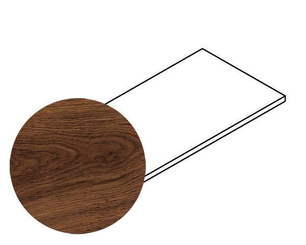 Dansani Luna laminatbordplade 120 - Brun eg Dansani Luna laminatbordplade 120 - Brun eg