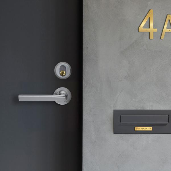 Beslagsboden udend&oslash;rsgreb B172N - B&oslash;rstet rustfrit st&aring;l