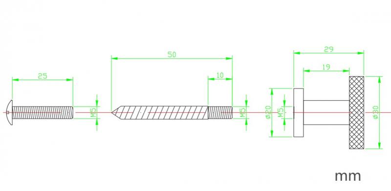 Cass&oslash;e Crystal Cut knopgreb eller krog - B&oslash;rstet st&aring;l