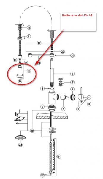 Blanco spulehoved til master-s semipro - Krom (514246) Blanco spulehoved til master-s semipro - Krom (514246)