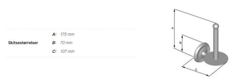 Smedbo Villa reservepapirholder - Krom Smedbo Villa reservepapirholder - Krom