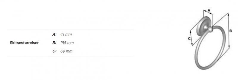 Smedbo Villa h&aring;ndkl&aelig;dering - Krom