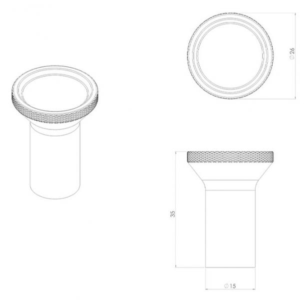 Toni Copenhagen flad håndklædekrog - 2 stk - Krom Toni Copenhagen flad håndklædekrog - 2 stk - Krom