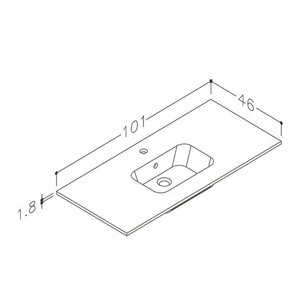 Str&oslash;mberg Lucy 100 m&oslash;belvask - 1 hanehul