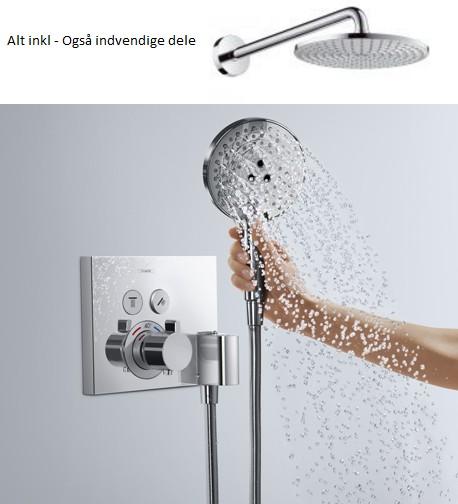 Hansgrohe ShowerSelect komplet brusesystem t/indbygning Hansgrohe ShowerSelect komplet brusesystem t/indbygning