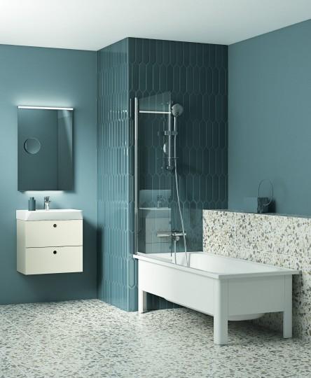 Svedbergs emaljebadekar t/hjørne - 130 x 70 Svedbergs emaljebadekar t/hjørne - 130 x 70