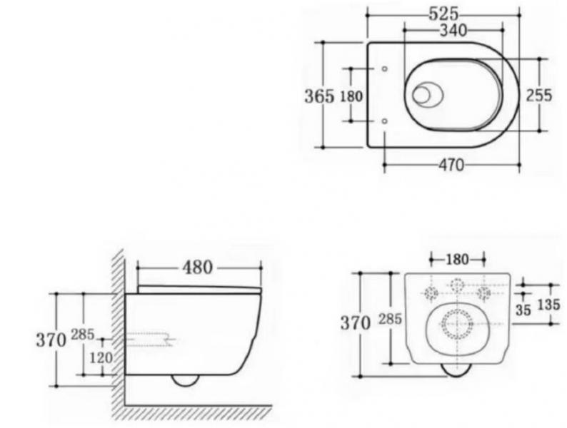 Cassøe Silent væghængt toilet m/softclose sæde Cassøe Silent væghængt toilet m/softclose sæde