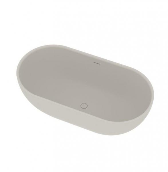 Ideavit Solidera fritst&aring;ende badekar 1500 x 530 mm - Mat hvid