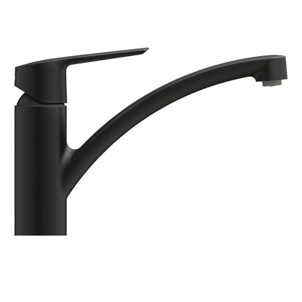 Grohe Start k&oslash;kkenarmatur m/lav tud - Mat sort