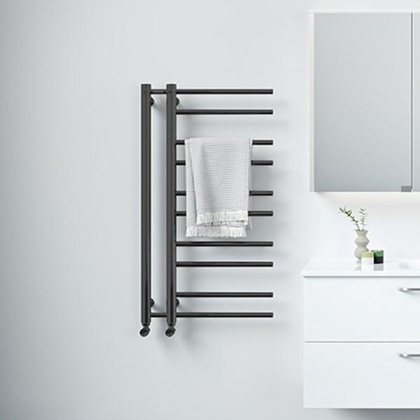 Strømberg Mileto el-håndklædetørrer - 50x94 cm - Antracit Strømberg Mileto el-håndklædetørrer - 50x94 cm - Antracit