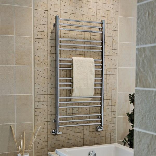 Str&oslash;mberg Fabero el-h&aring;ndkl&aelig;det&oslash;rrer - 48x79 cm - Krom