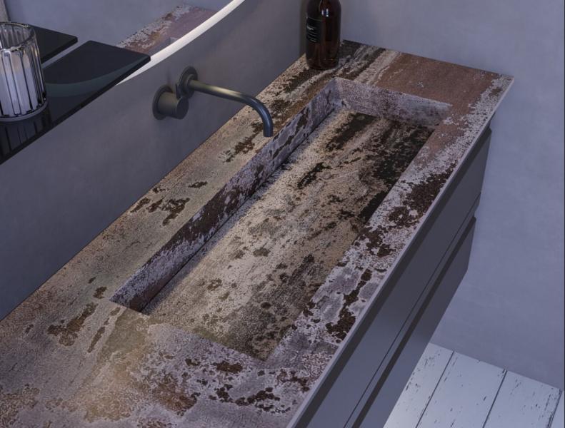 Dansani Angular h&aring;ndvask t/m&oslash;bel 200-219 cm - Trilium