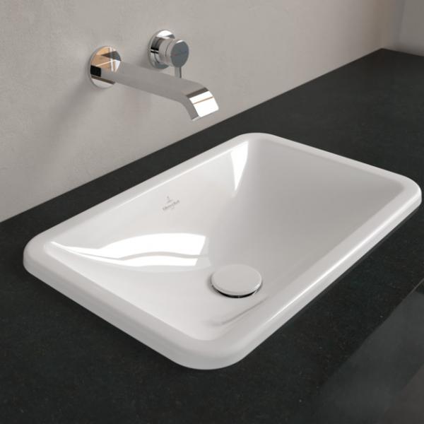 V&B Loop&Friends 51 h&aring;ndvask t/nedf&aelig;ldning - Med overl&oslash;b