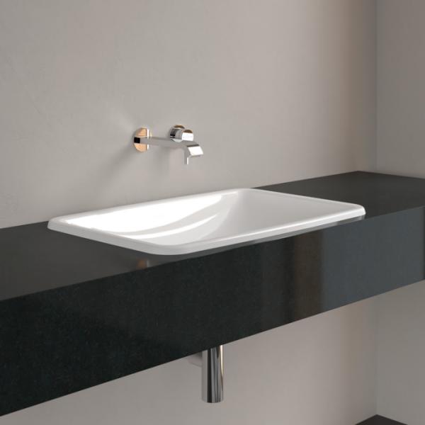 V&B Loop&Friends 68 håndvask t/nedfældning - Med overløb V&B Loop&Friends 68 håndvask t/nedfældning - Med overløb