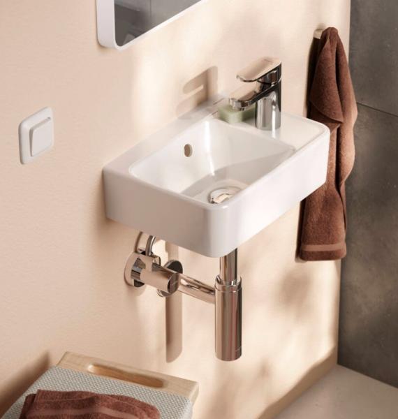 hansgrohe Xanuia Q 36 håndvask t/væg - Hanehul til højre hansgrohe Xanuia Q 36 håndvask t/væg - Hanehul til højre