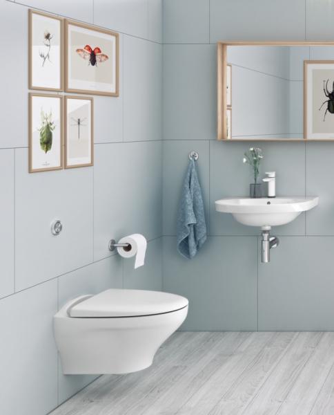 Gustavsberg Nautic 55 håndvask t/væg - Uden overløb - 1 hanehul - Ceramic+ Gustavsberg Nautic 55 håndvask t/væg - Uden overløb - 1 hanehul - Ceramic+