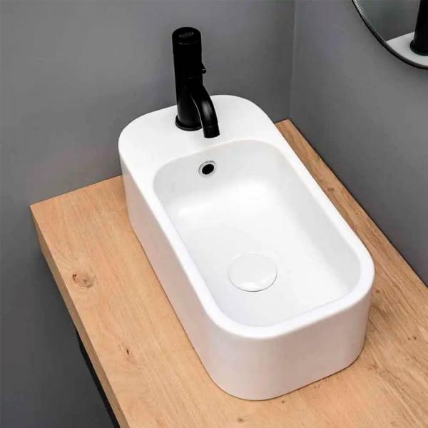 Lavabo Cosa 25 fritstående bowlevask - Med overløb - 1 hanehul Lavabo Cosa 25 fritstående bowlevask - Med overløb - 1 hanehul