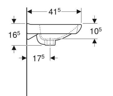 If&ouml; Spira Compact 92 h&aring;ndvask t/v&aelig;g - 1 hanehul - If&ouml; Clean