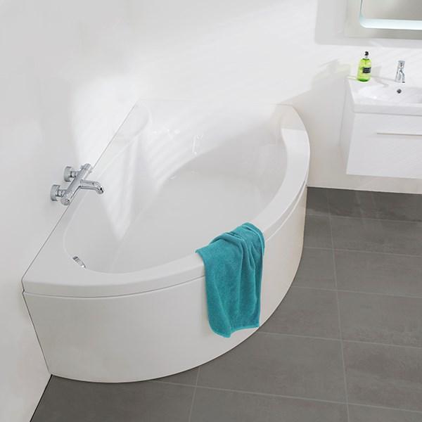 Str&oslash;mberg Omega hj&oslash;rnebadekar - 170 x 110 - H&oslash;jre - 1 rygl&aelig;n