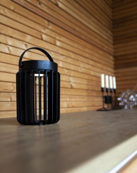 Lutec Solar Kozy bordlampe m/solceller - Mat sort