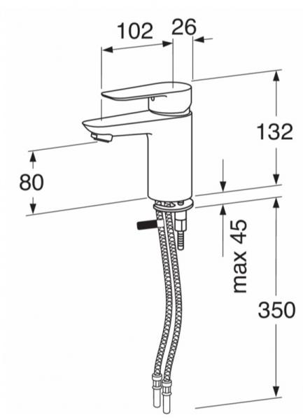 Gustavsberg Atlantic h&aring;ndvaskarmatur