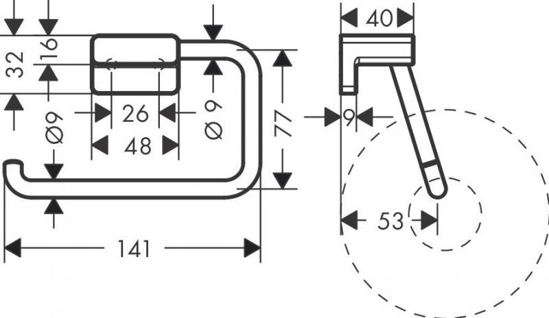 hansgrohe Tecturis S vandhane m/CoolStart, bundventil og tilbeh&oslash;r - Krom