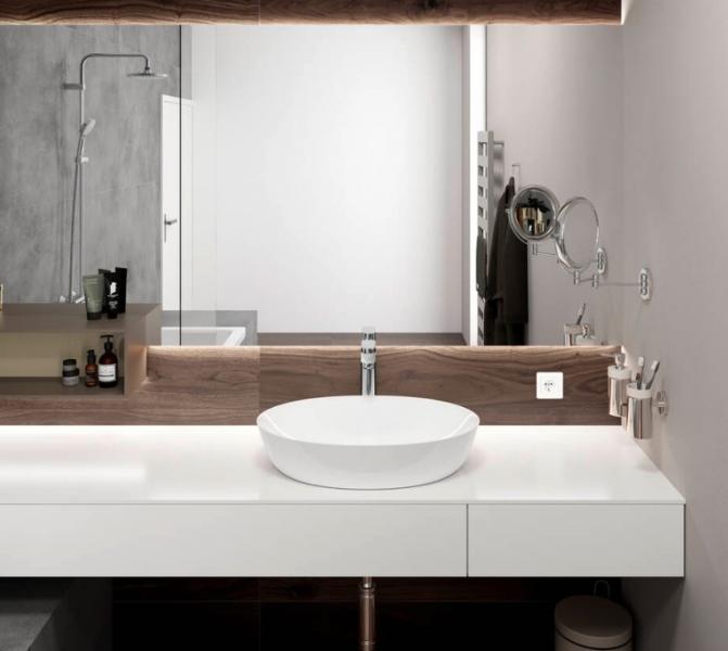 hansgrohe Vernis Blend h&aring;ndvaskarmatur til bowlevask 190 m/l&oslash;ft-op- bundventil i metal - Krom