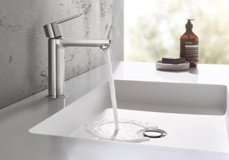 Grohe Lineare New XS h&aring;ndvaskarmatur m/koldstart - Krom