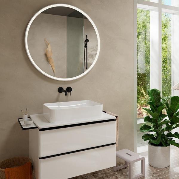 hansgrohe Tecturis S komplet håndvaskarmatur til indbygning m/EcoSmart+ - 165 - Mat sort hansgrohe Tecturis S komplet håndvaskarmatur til indbygning m/EcoSmart+ - 165 - Mat sort