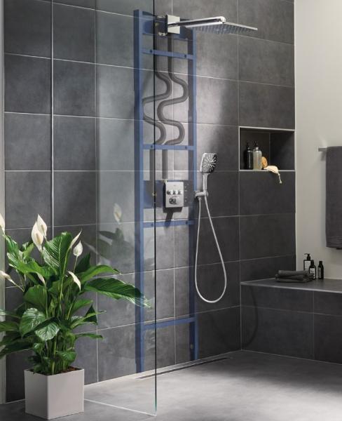 Grohe Rapido Shower Frame til skjult bruseinstallation - Mono