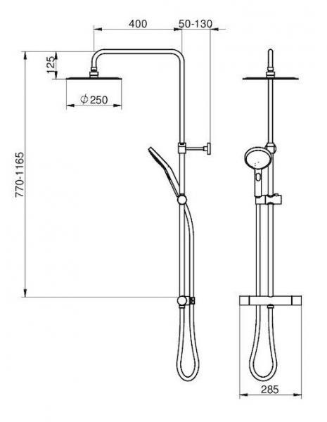 Gustavsberg Estetic & Sensoric pakke til badev&aelig;relse - Mat sort