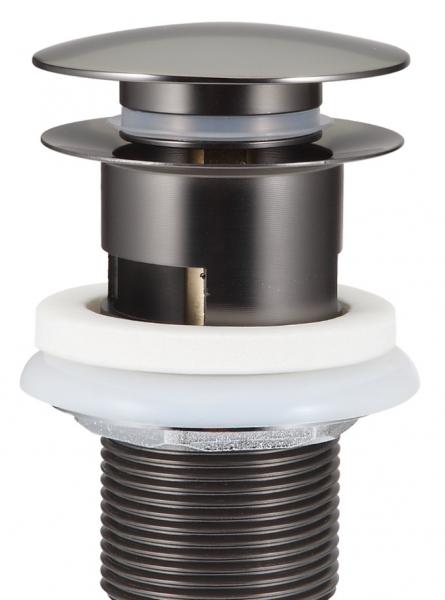 Nortiq h&aring;ndvaskarmatur m/bundventil - Gun metal